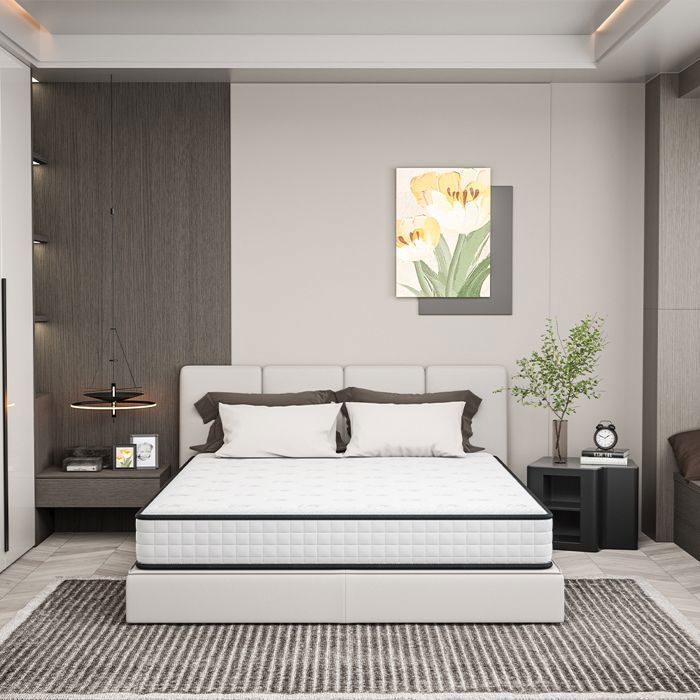 Colchón de 140x190 cm, de espuma viscoelástica, 22 cm de grosor, con soporte perfecto, alta elasticidad y ultratranspirable.