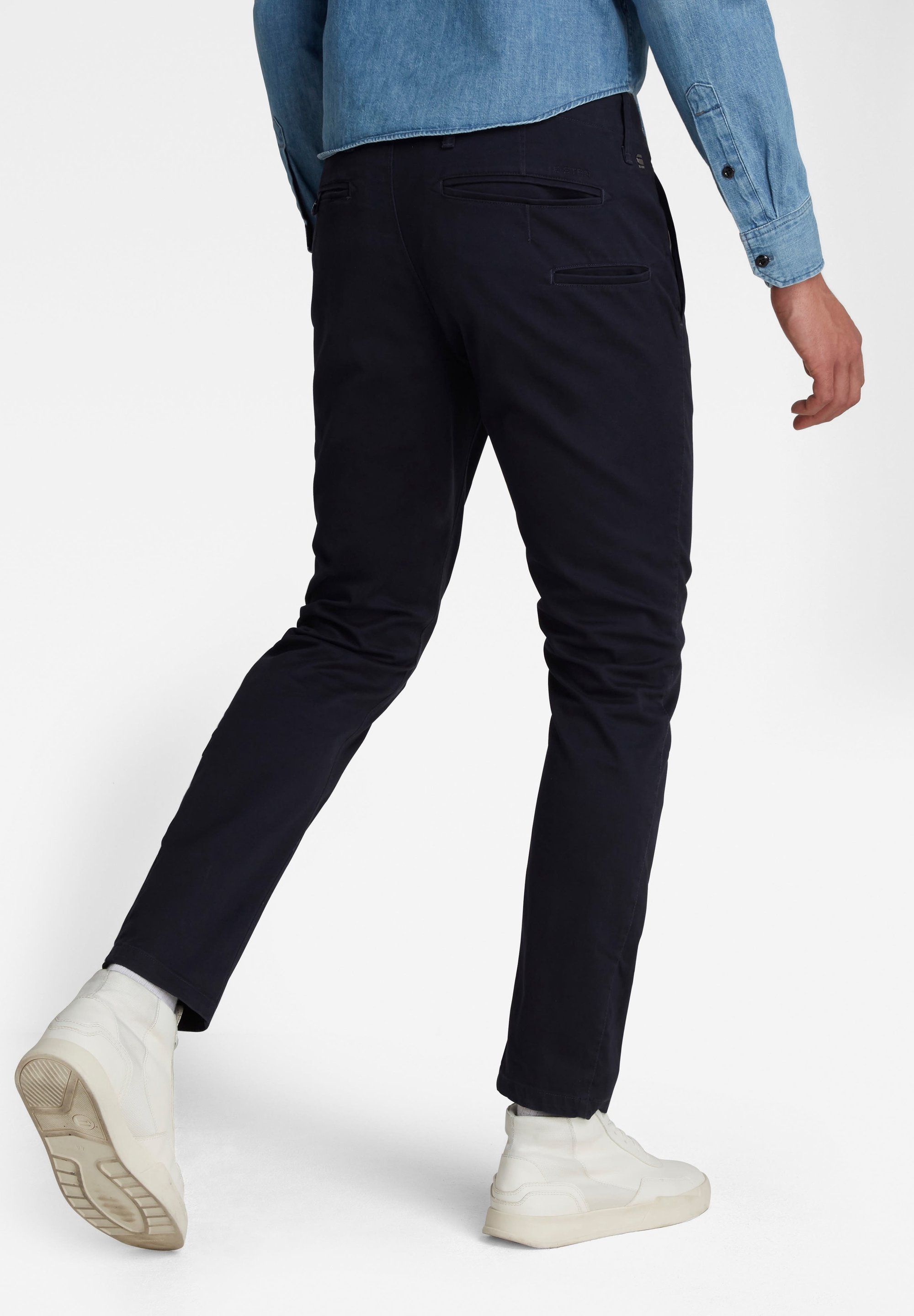 G-STAR Chinos - ciemnoniebieskie