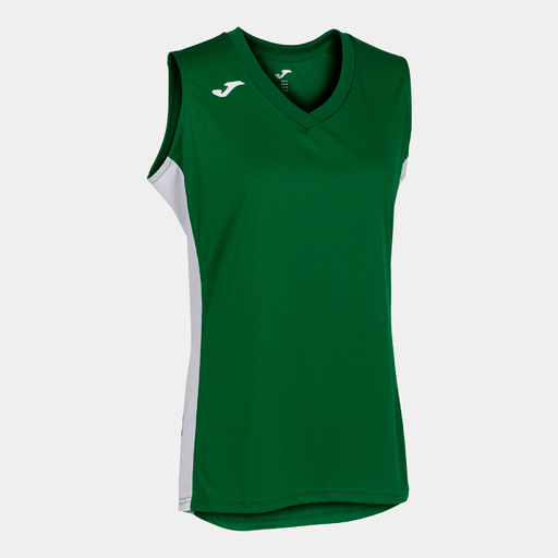  Joma ärmelloses Court III Jersey Grün Weiß