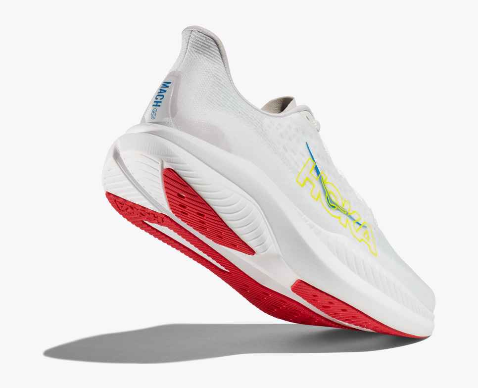HOKA Mach 6 Wit / Nimbuswolk