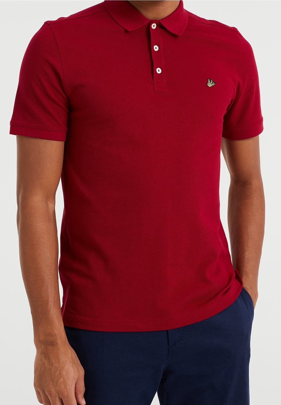 Polo tričko WE Fashion - vínové
