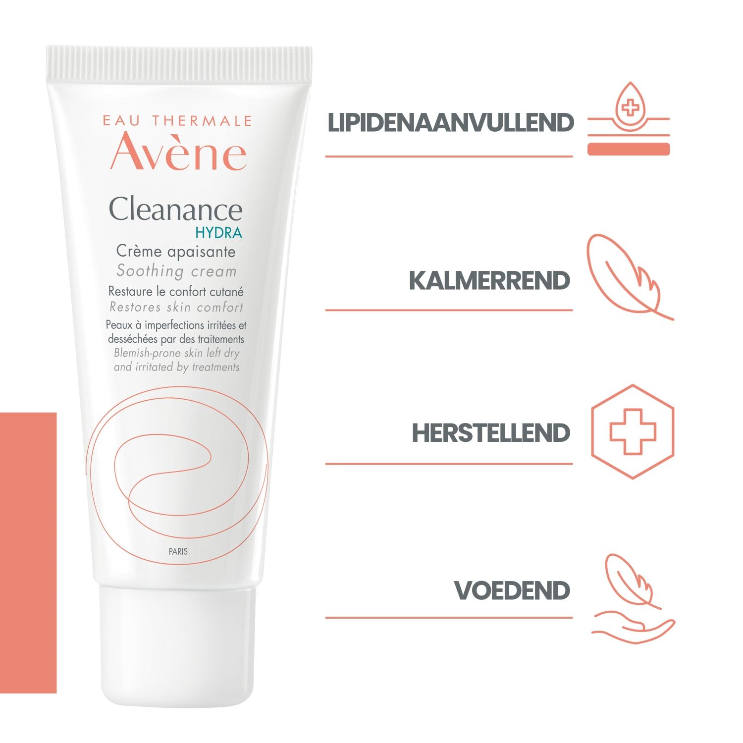 Avène Cleanance Hydra upokojujúci krém na tvár - 40 ml