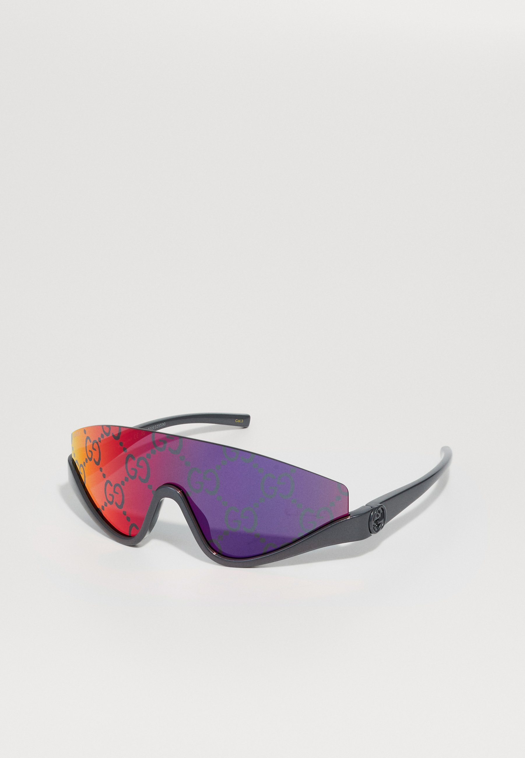 Gucci UNISEX - Zonnebril - grijs/rood