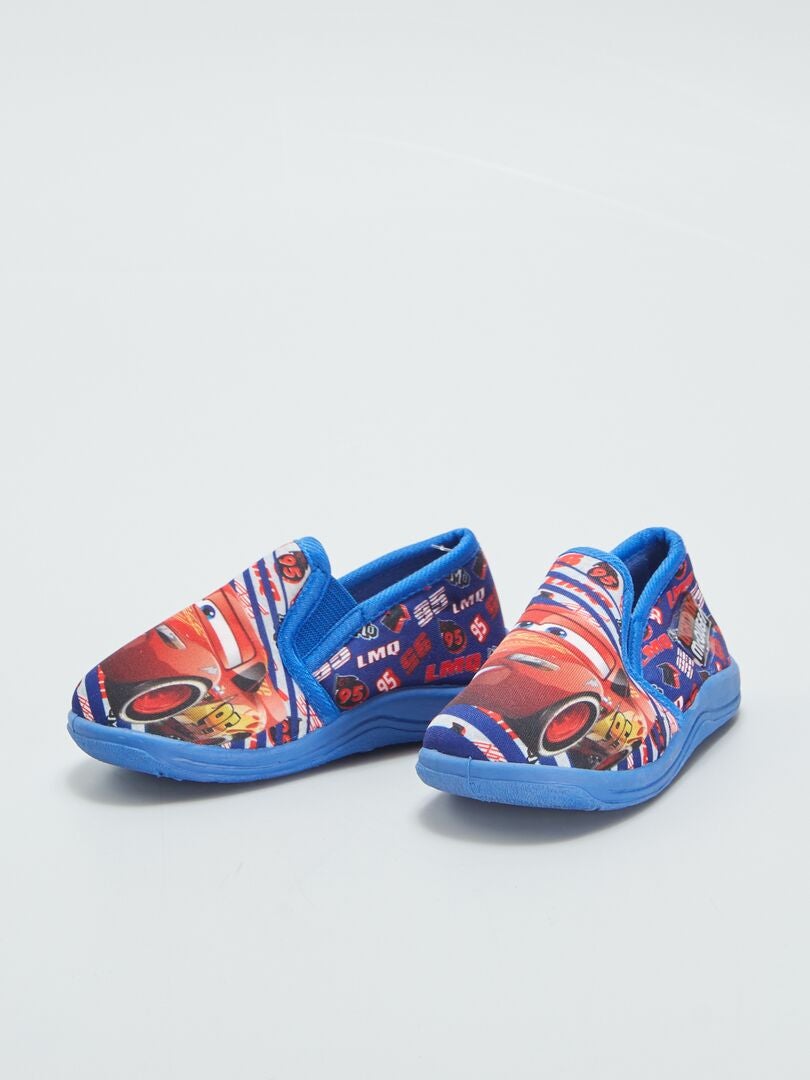 Pantufas 'Carros' - AZUL