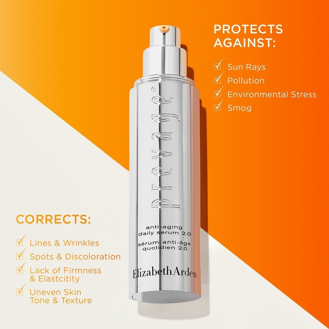 Elizabeth Arden mitrinošais serums Superstart Prevage pretnovecošanās ikdienas serums 2.0 - 50 ml