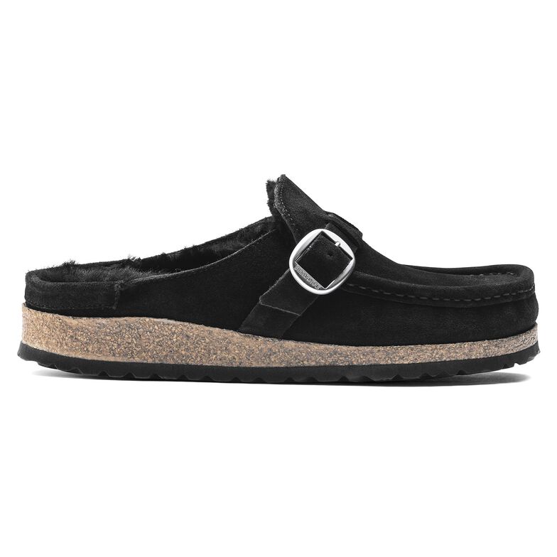 Buckley pelliccia di agnello Pelle scamosciata - Black Black
