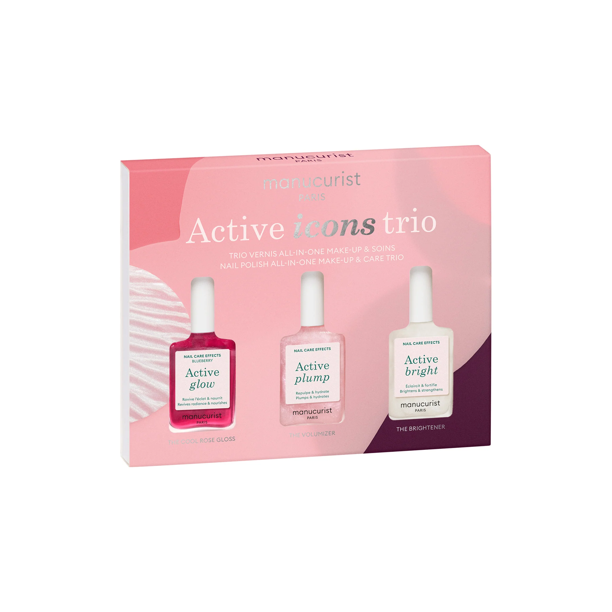 Trattamenti Unghie COFANETTO Active Icons Trio - Limited Edition Xmas 2025 - Cofanetto Make Up, Trattamento Unghie, Smalto