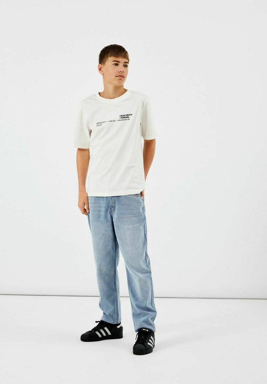 LMTD Straight leg jeans - lichtblauwe denim