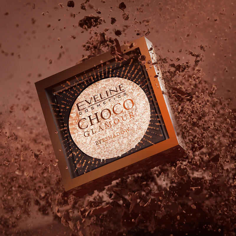 Sombras cintilantes Choco Glamour da Eveline Cosmetics