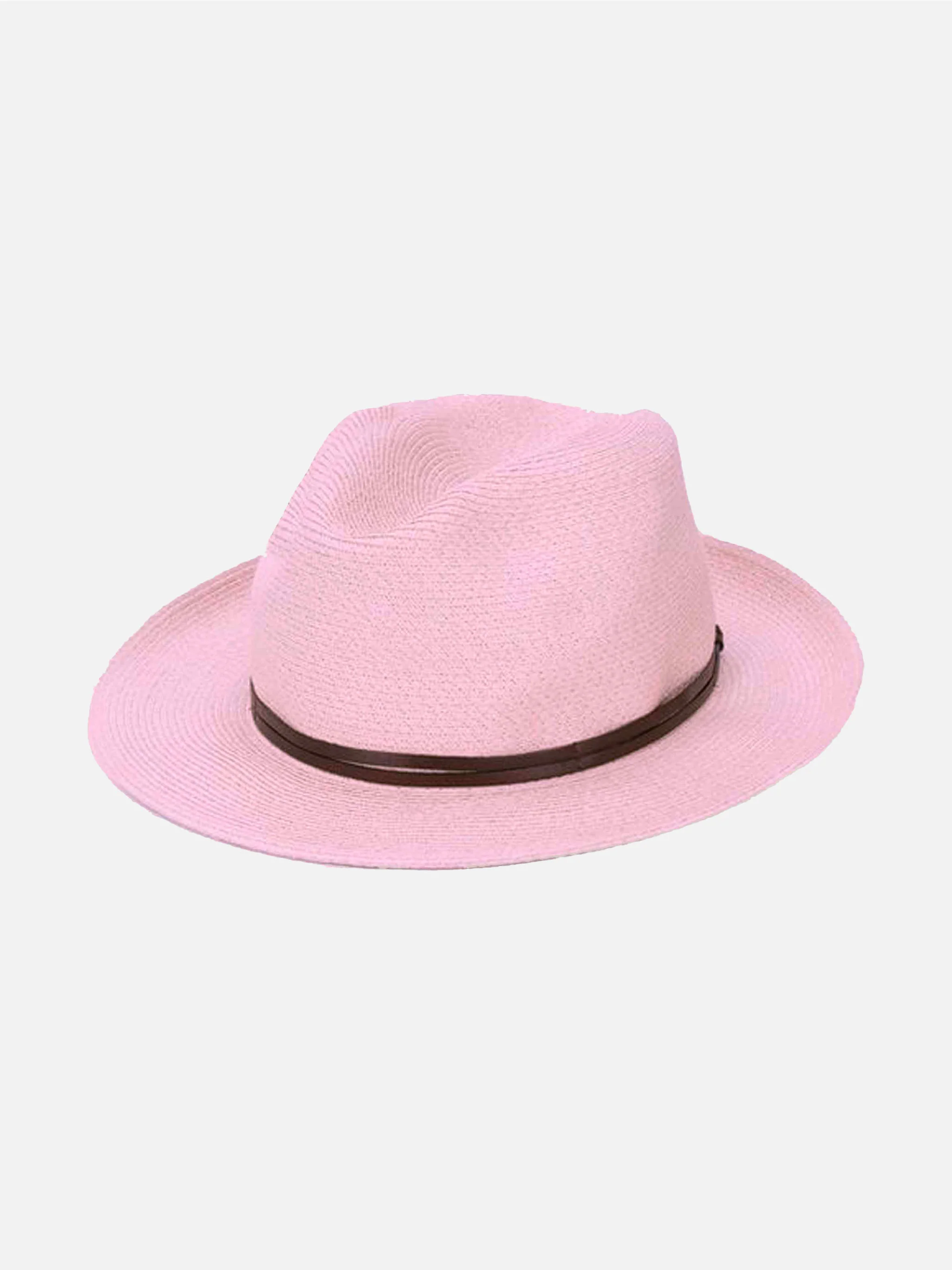 Roze hoed van papiervezel