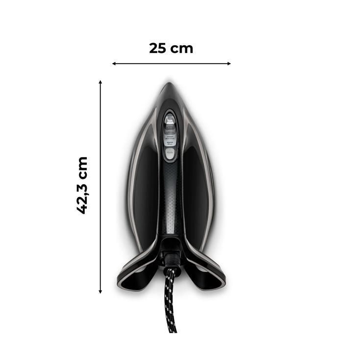 Ferro da stiro con generatore di vapore Calor, 8 barre, stiratura 650 g/min, modello Pro Express Ultimate Pure GV9610C0