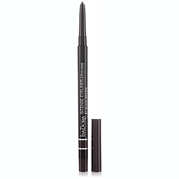Delineador IsaDora Intense Eyeliner 24h Wear 0,35g - 61 Preto Marrom