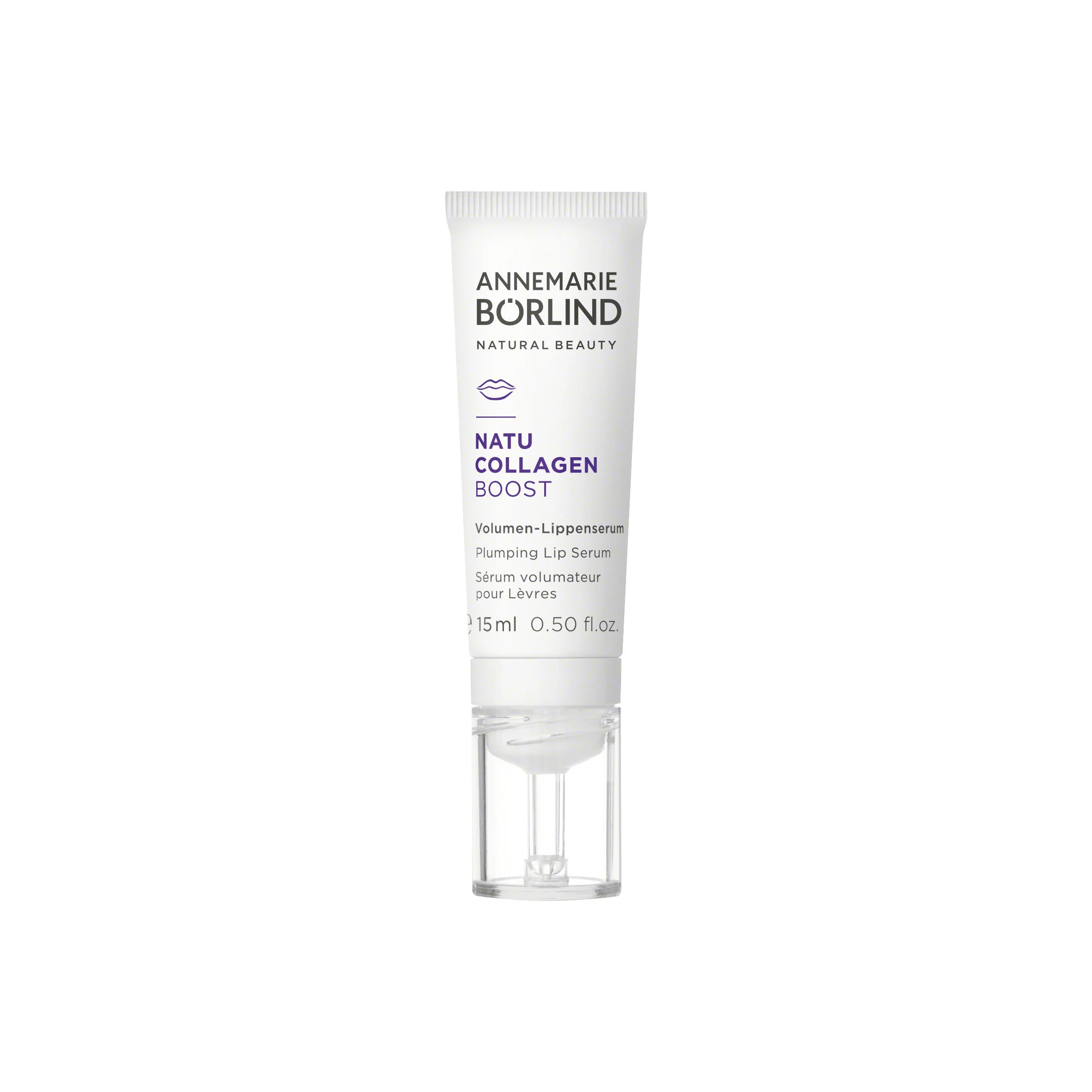 Natucollagen Boost Plumping Lip Serum - Contorno labbra antirughe, Volumizzante Labbra