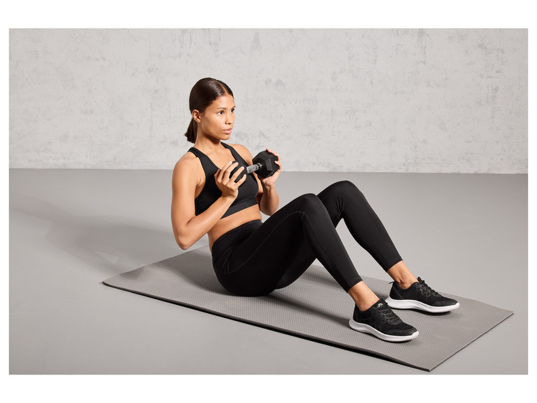 CRIVIT Hexagon-Kurzhantel, 5 kg, vielseitig einsetzbar