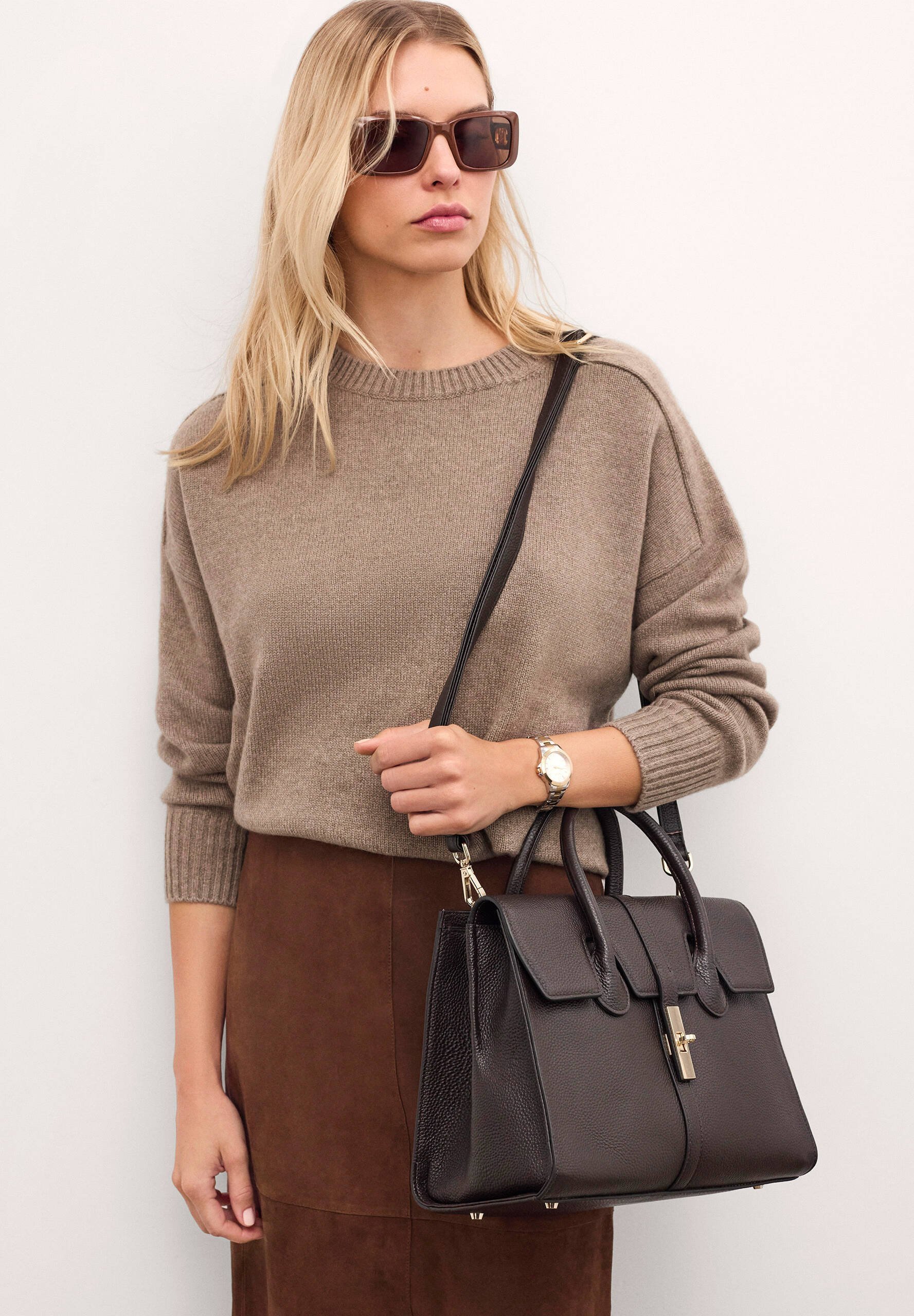 Kazar FELICITE M - Handtas - bruin