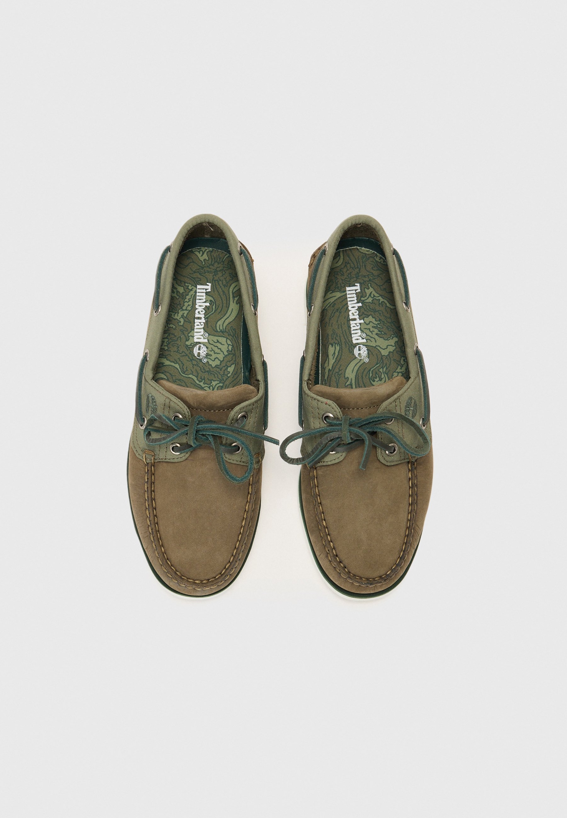 Timberland CLASSIC BOAT - Čevlji za čoln - temno zelena