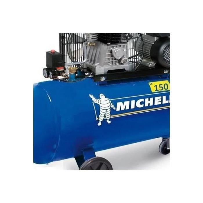 MICHELIN Compresseur à courroie 150L - 3 CV - 10 bars - 2850tr/min