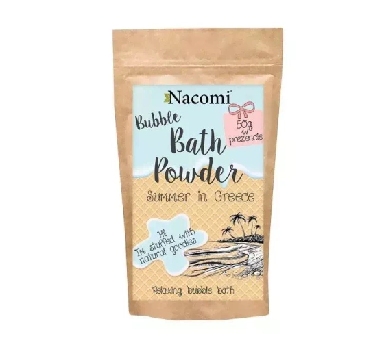Nacomi Bubble puder do kąpieli Greckie Lato 150 g