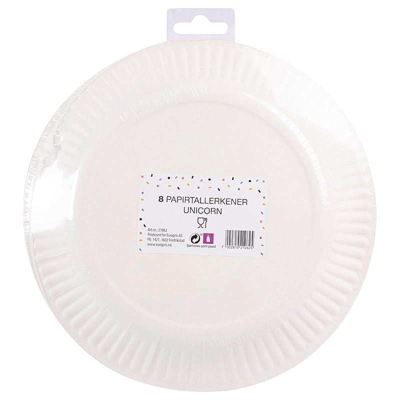 Giform Tallrik 8-pack enhörning