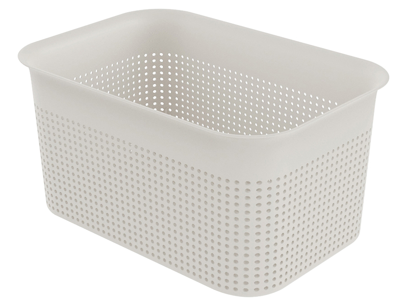 Koszyk plastikowy Brisen 4,5 l biały