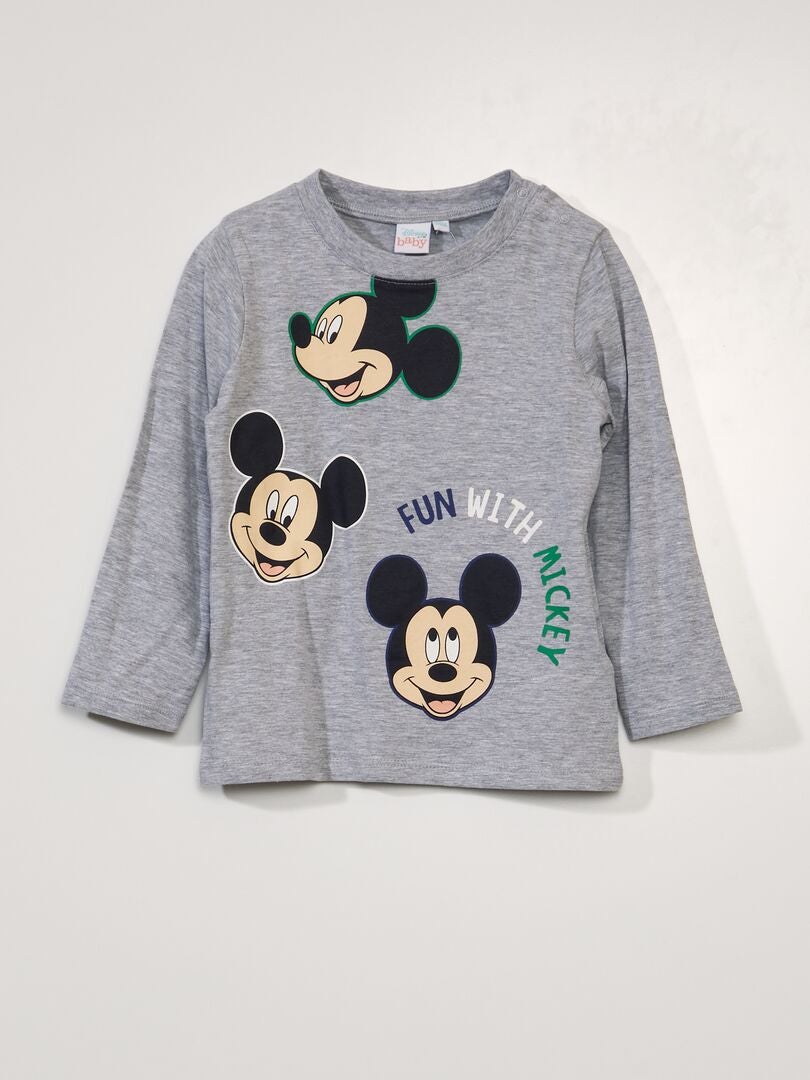 Camiseta Mickey Mouse 'Disney' - CINZA
