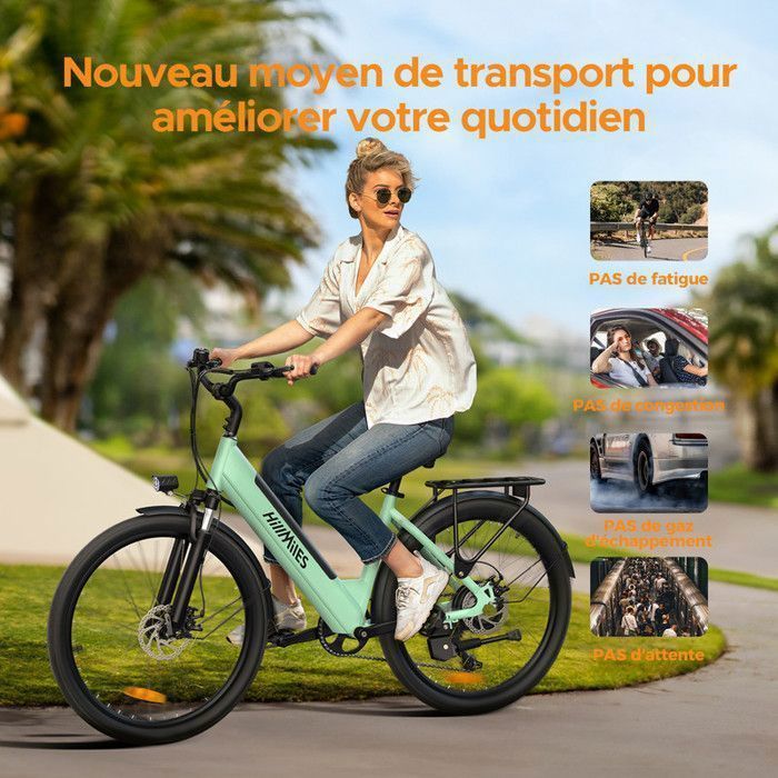 HILLMILES Milecity 1 - Vélo Électrique 26