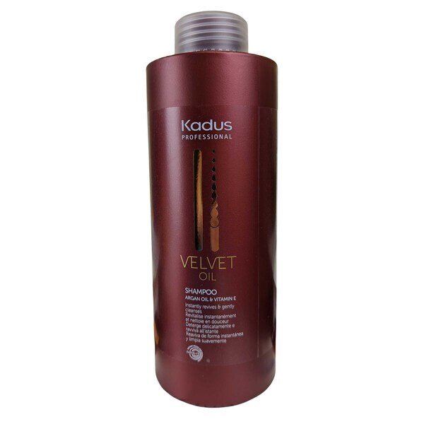 Kadus Professional - Champú Velvet Oil 1000ml Argán Vitamina E