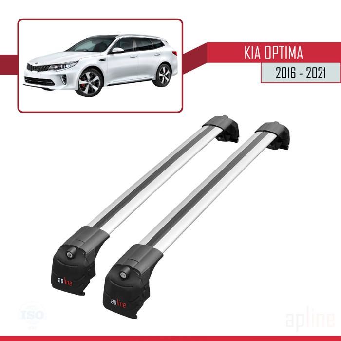 Dakdragers - ACE-2 - Kia Optima 2016-2021 - Aluminium - Grijs - Draagvermogen < 300 kg