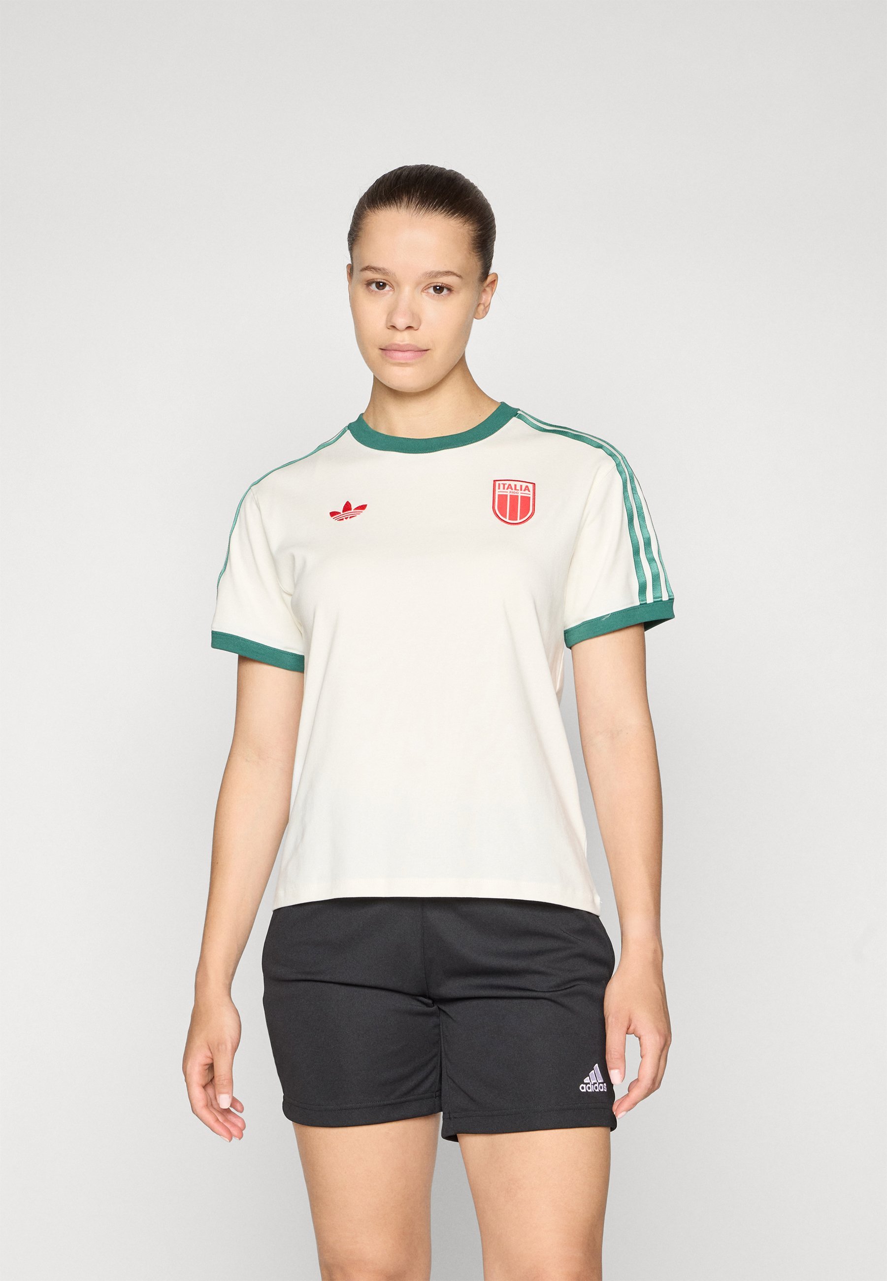 adidas Originals ITALY FIGC T-shirt - Kleding van het nationale team - gebroken wit