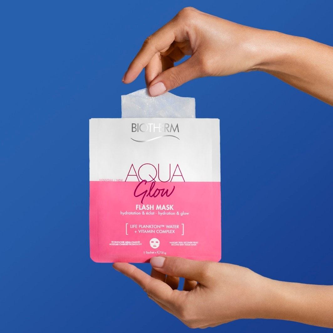 Biotherm Aquasource Aqua Glow Super Flash hidratantna maska - 50 ml