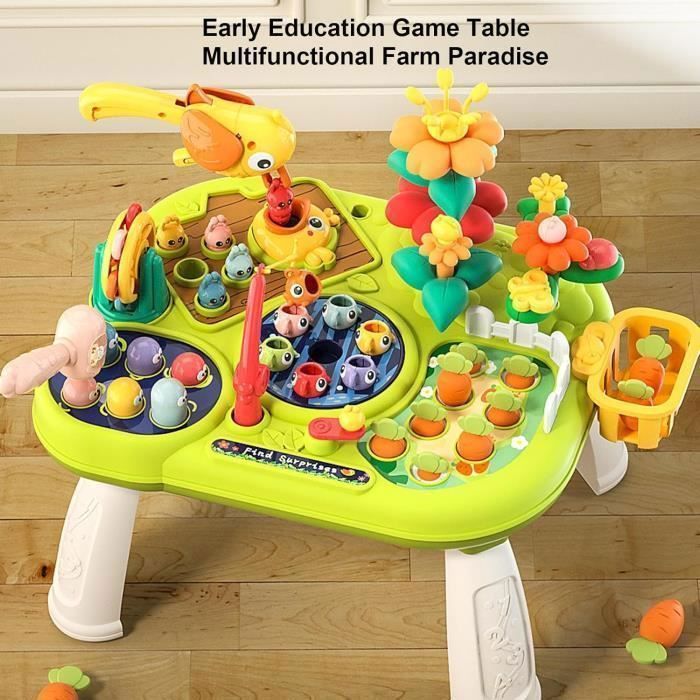 Giocattolo - MEGAWISE - Tavolo attività per bambini 12 in 1 - Materiale ABS - Dai 12 mesi in su - Unisex