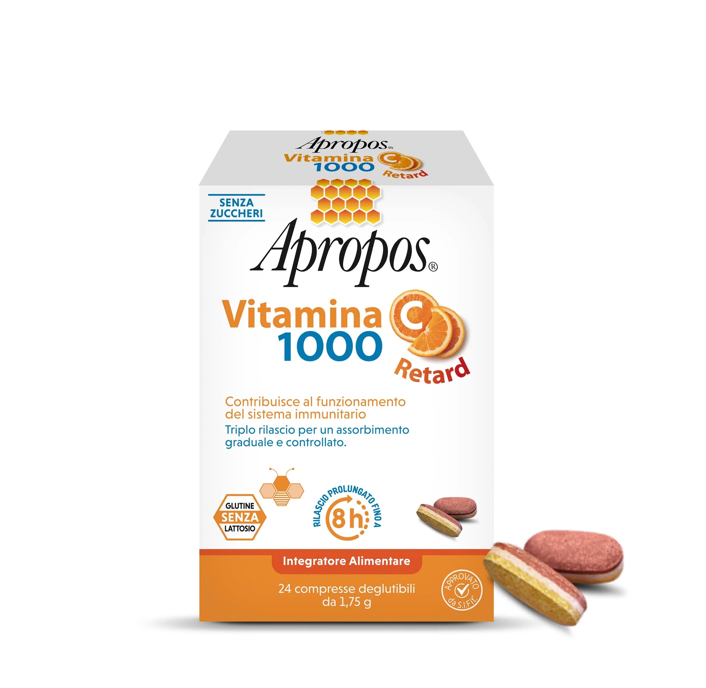 APROPOS Apropos Vitamine C 1000 24 slikbare tabletten Voedingssupplement