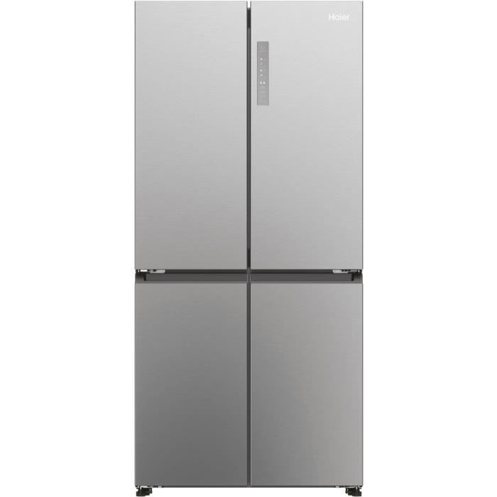 Frigorífico multipuertas - HAIER - HCR3818ENMM - Clase energética E - 467 L - 35 dB - 181,5 x 83,3 x 65 cm - Plata