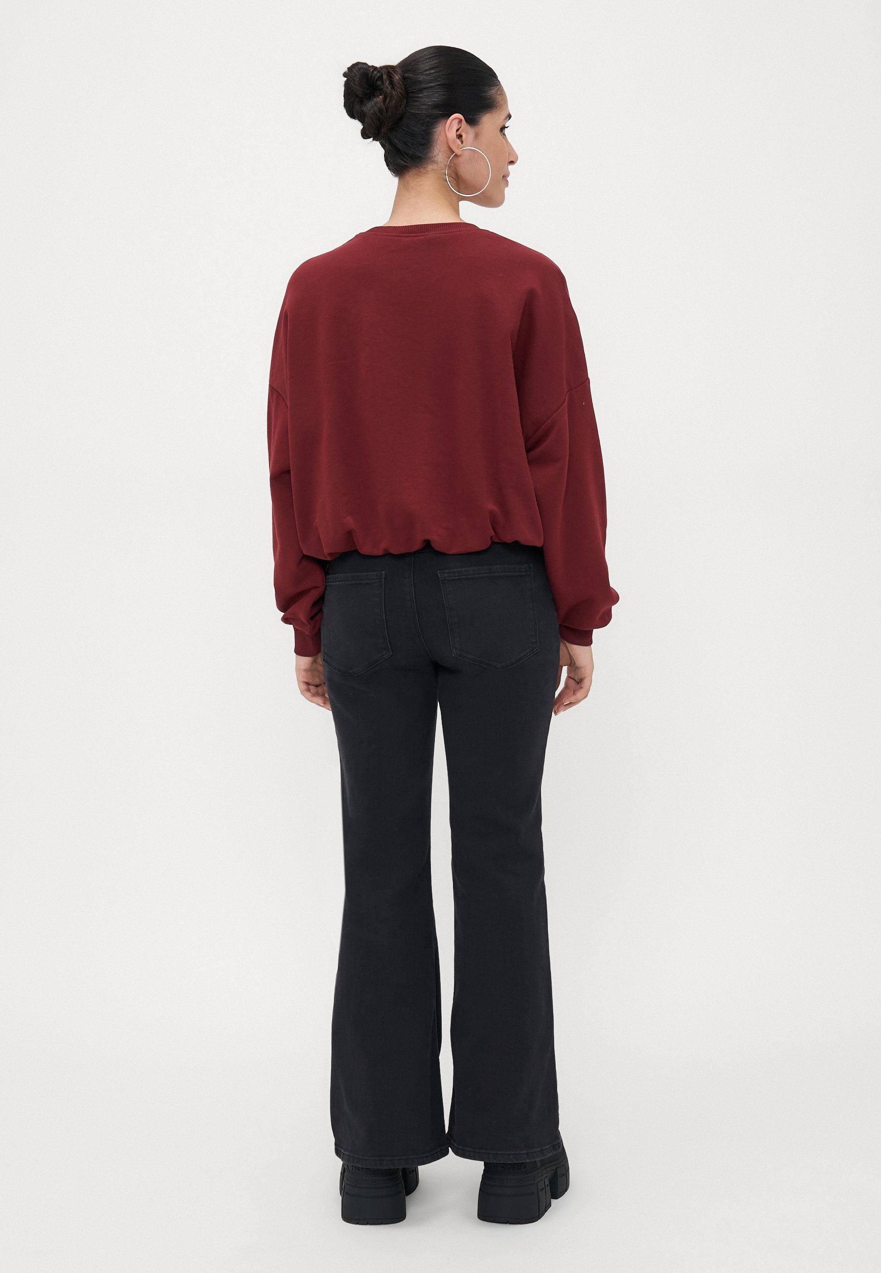 ONLY Petite ONLFIE BALLOON - Sweatshirt - cabernet