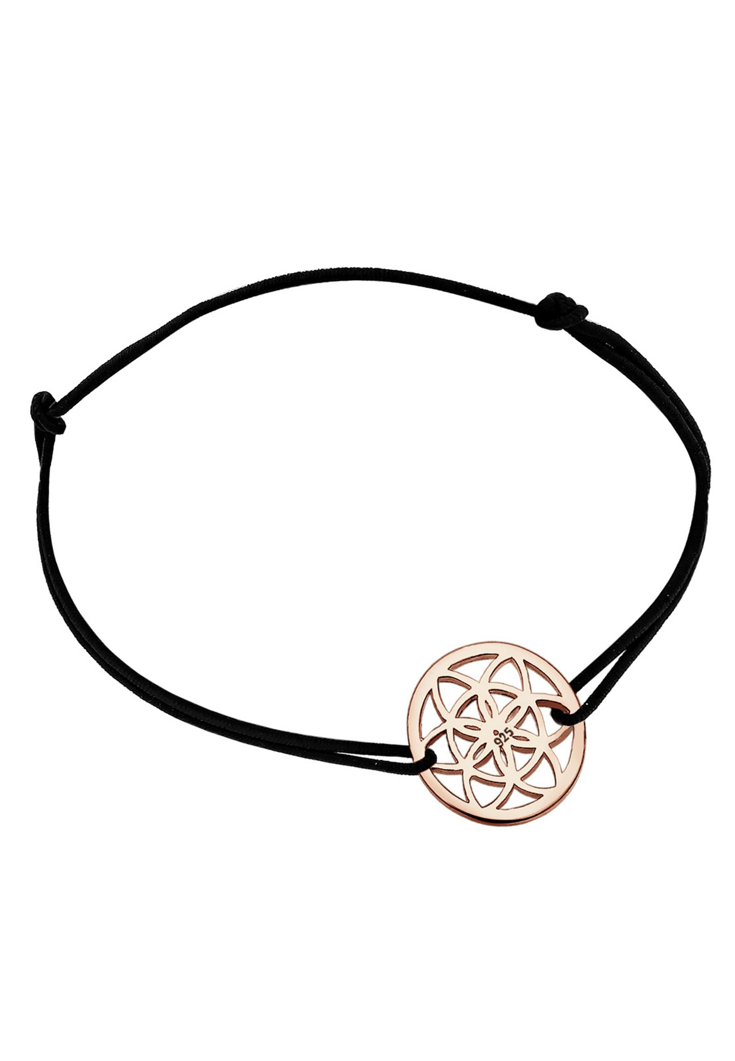 Elli Ornement Fleur de vie Floral Bracelet Femme Argent (925/1000)