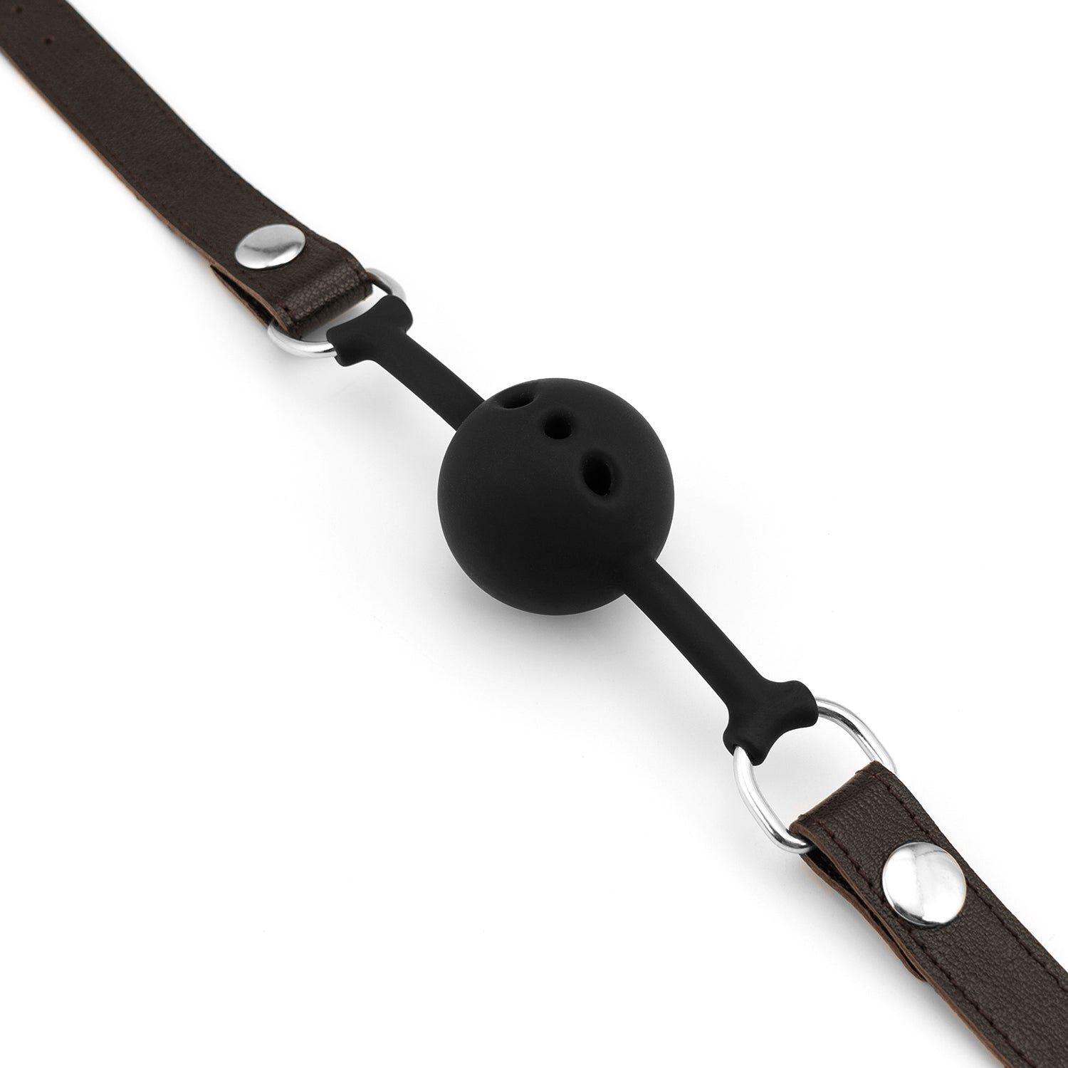 Cher Soul Wild Gent : Bâillon en cuir marron