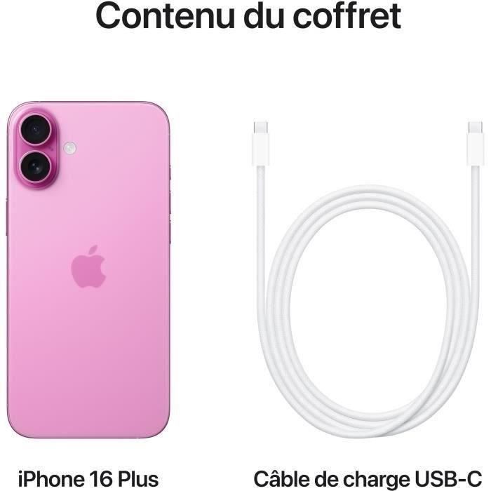 APPLE iPhone 16 Plus 128GB Rosa