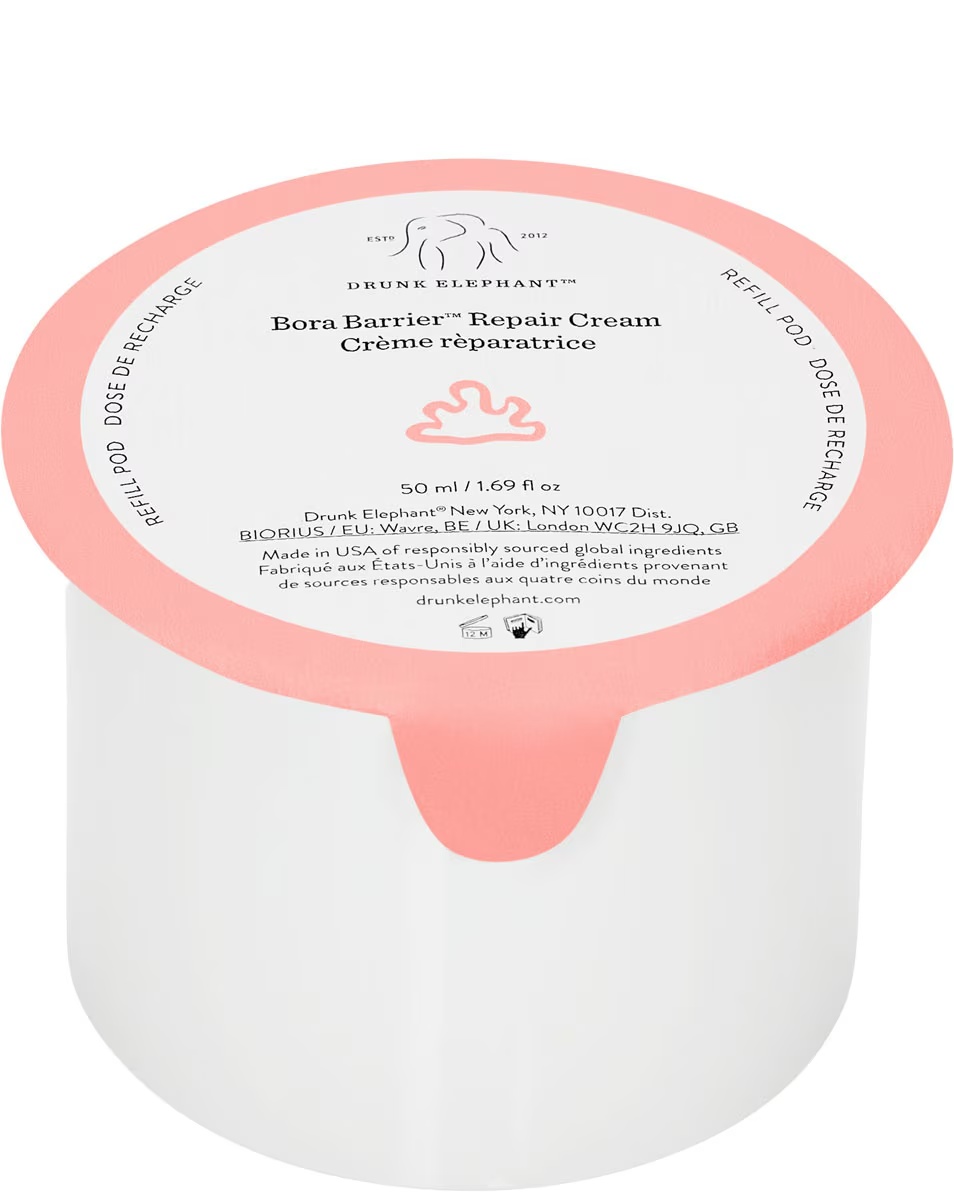 DRUNK ELEPHANT drėkinamasis kremas „Bora Barrier Repair Cream“ papildymas