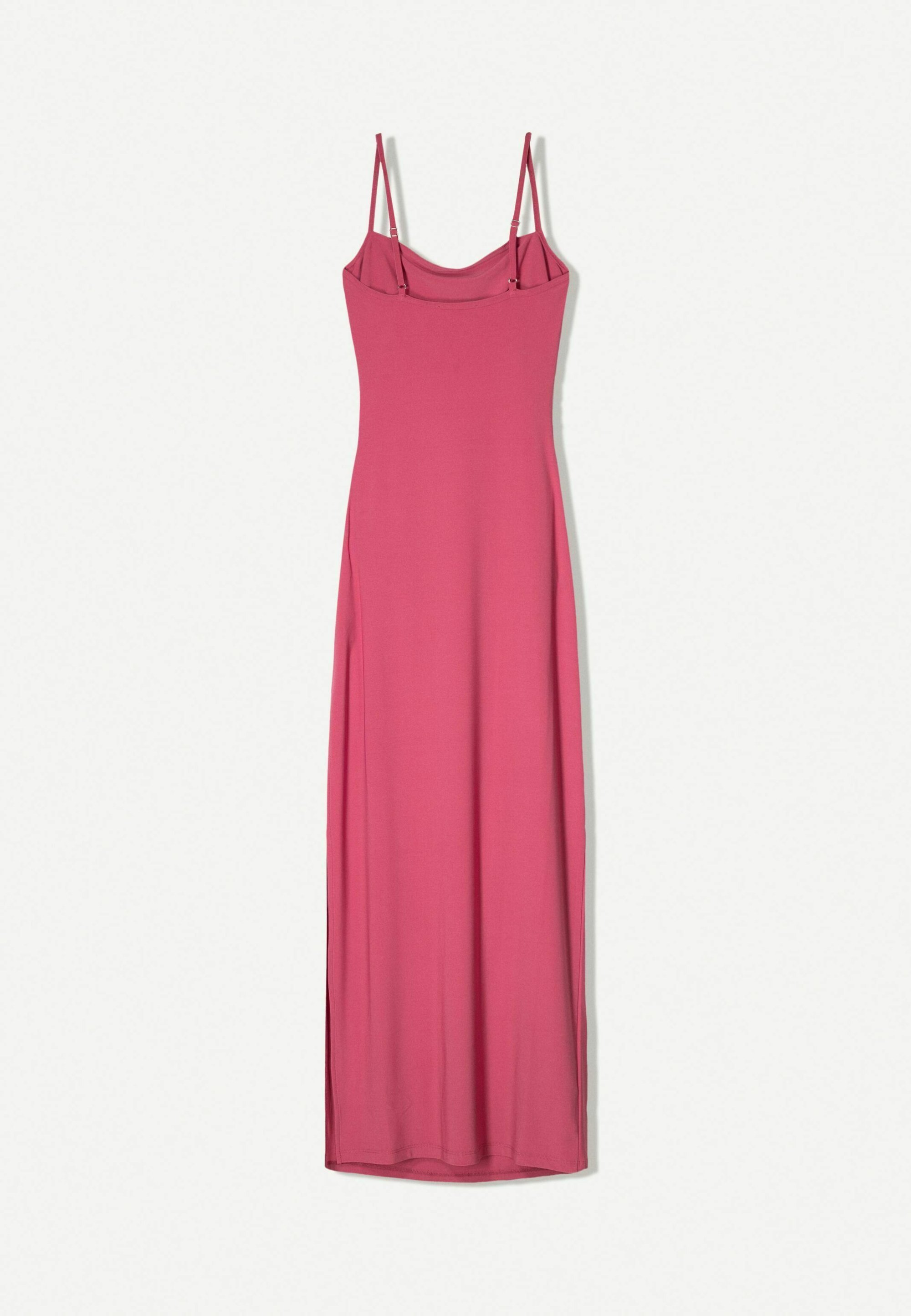 Abito Bershka STRAPPY-MIDI in jersey - rosa chiaro