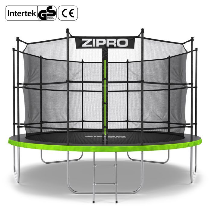 Outdoor trampoline - ZIPRO - Jump PRO - 12 ft Round Ø 374 cm - Maximum load 150 kg - Safety net