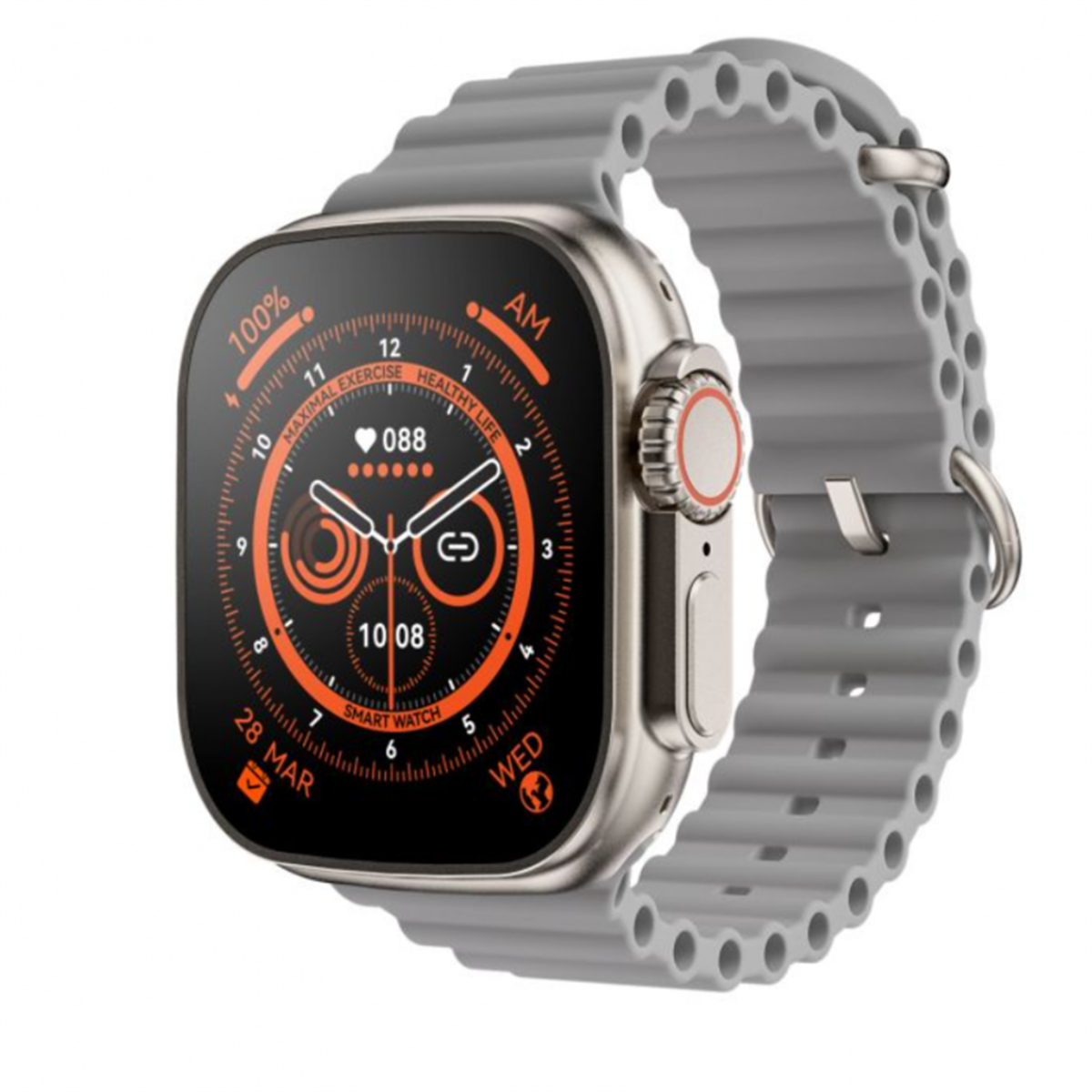 Smartwatch Smartek SW-ULT8 Unisex-Smartwatch, Bluetooth, Anrufe, kabelloses Laden