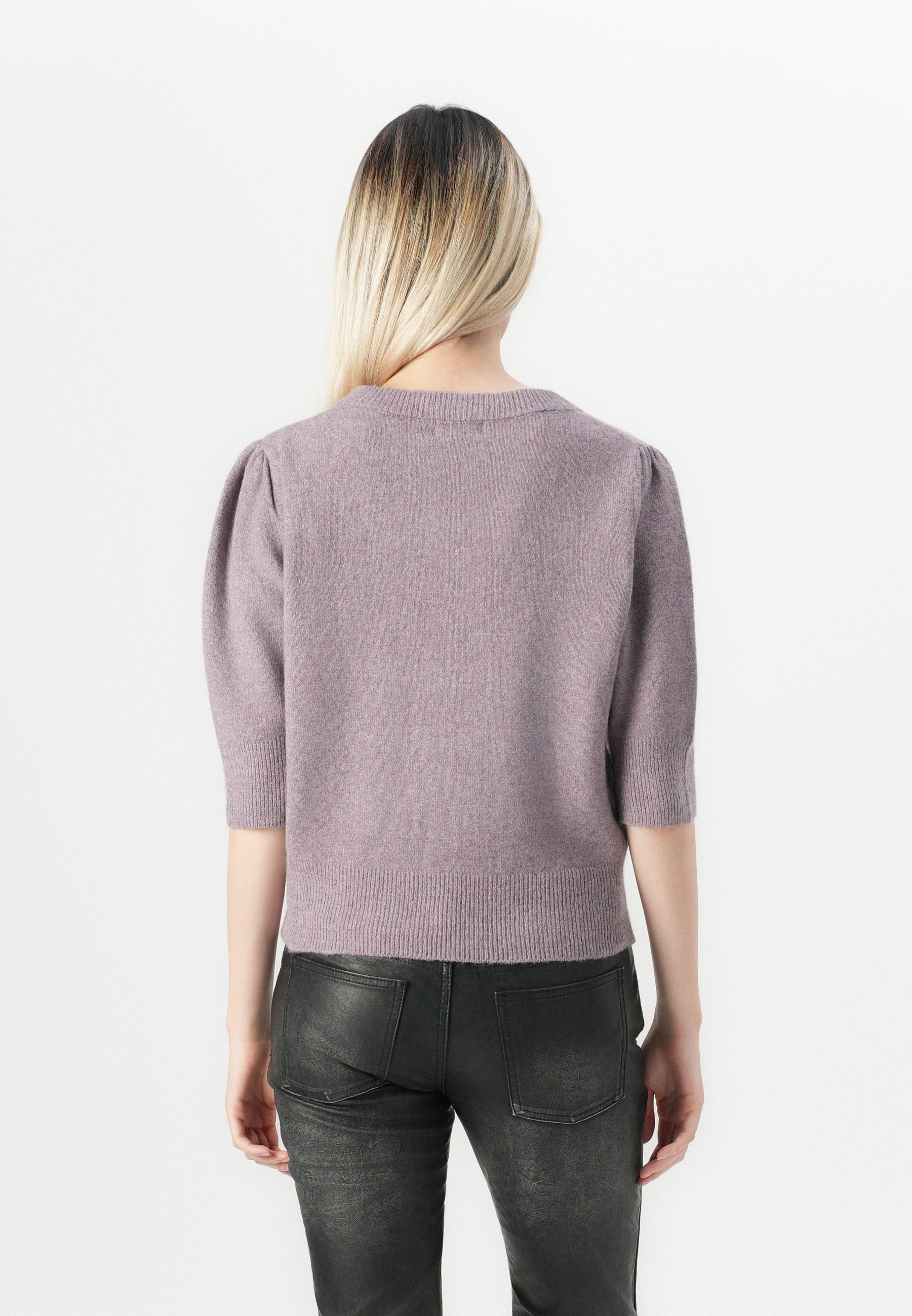 VILA VIMALU O NECK PULLOVER - Gilet - toadstool