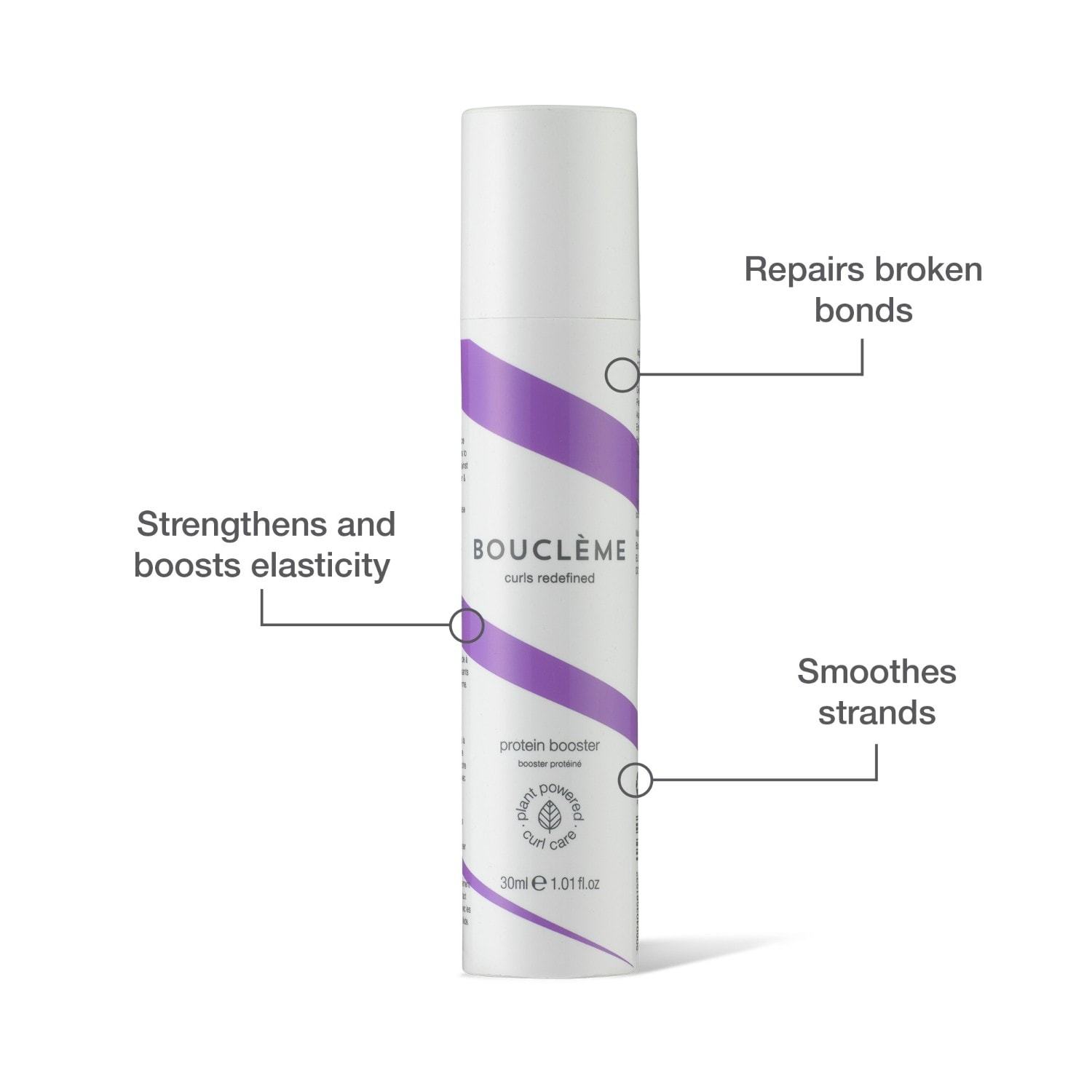 „Bouclème“ plaukų priežiūros priemonė su baltymų koncentratu – 30 ml