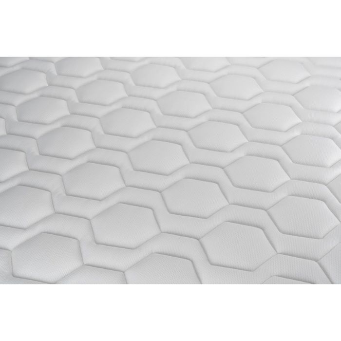 Juego de cama completo: colchón de 140x200 cm + somier de láminas (requiere montaje) + 2 almohadas + edredón - Vital Spa Grey