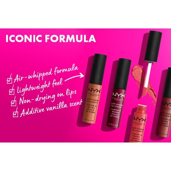 NYX Professional Makeup SMLC32 Rome Soft Matte крема за усне 8ml