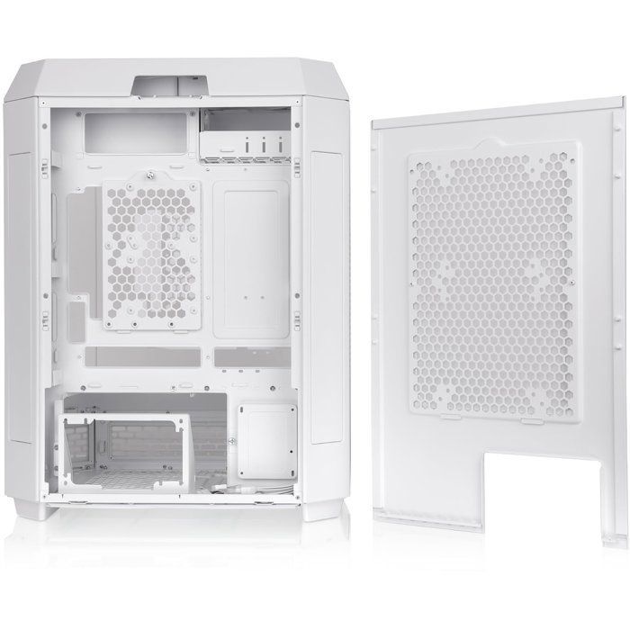 PC-behuizing (zonder voeding) - THERMALTAKE - The TOWER 600 Snow - Mid-tower - ATX-vormfactor - Inclusief 2x 140mm ventilatoren - Wit