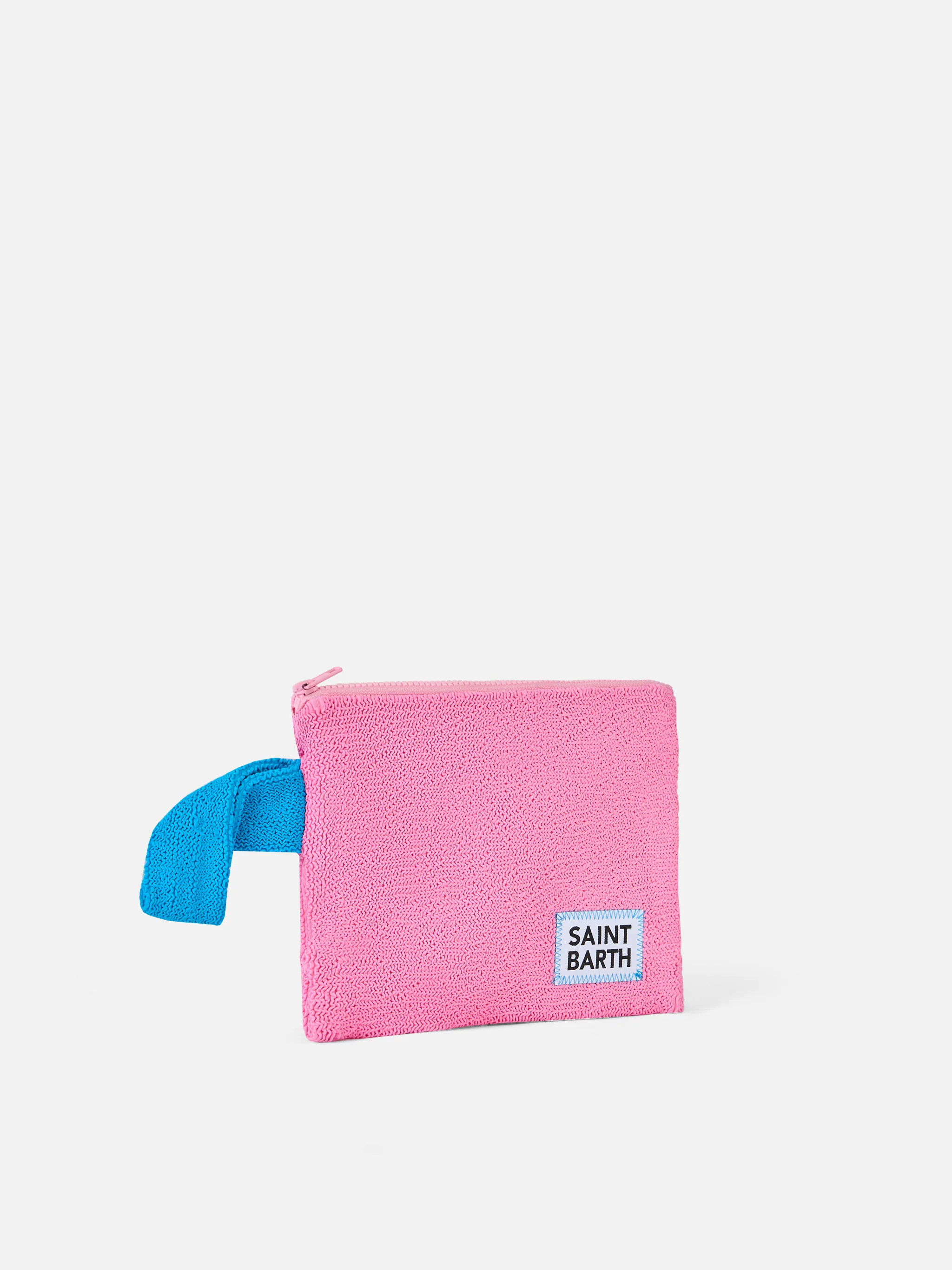 Pareasy crinkle roze clutch