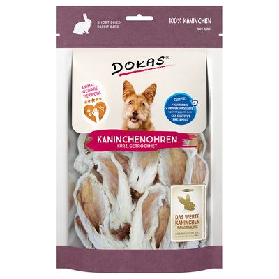 Orelhas de coelho Dokas com pelo