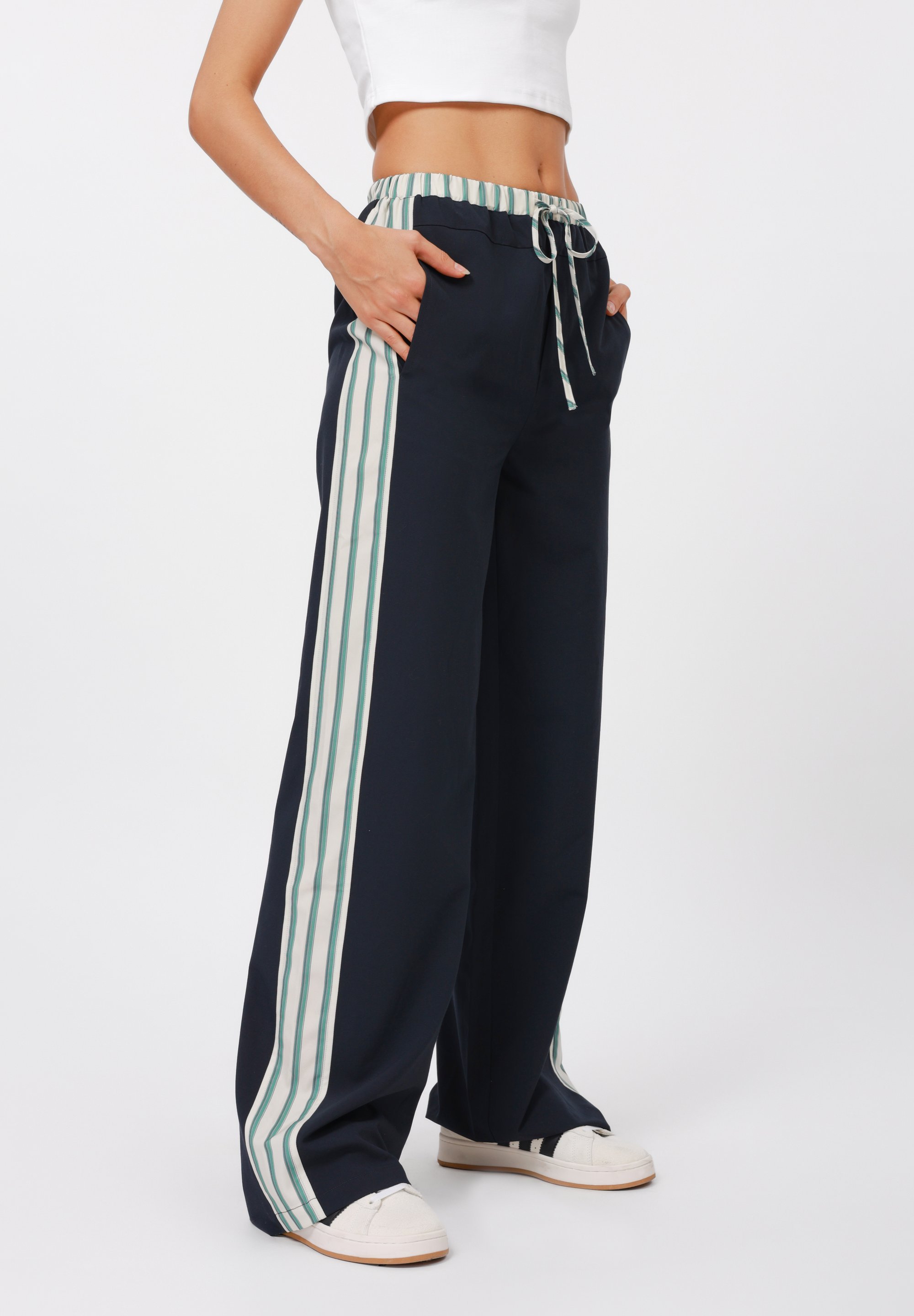 Pantalon Even&Odd Tall - bleu marine