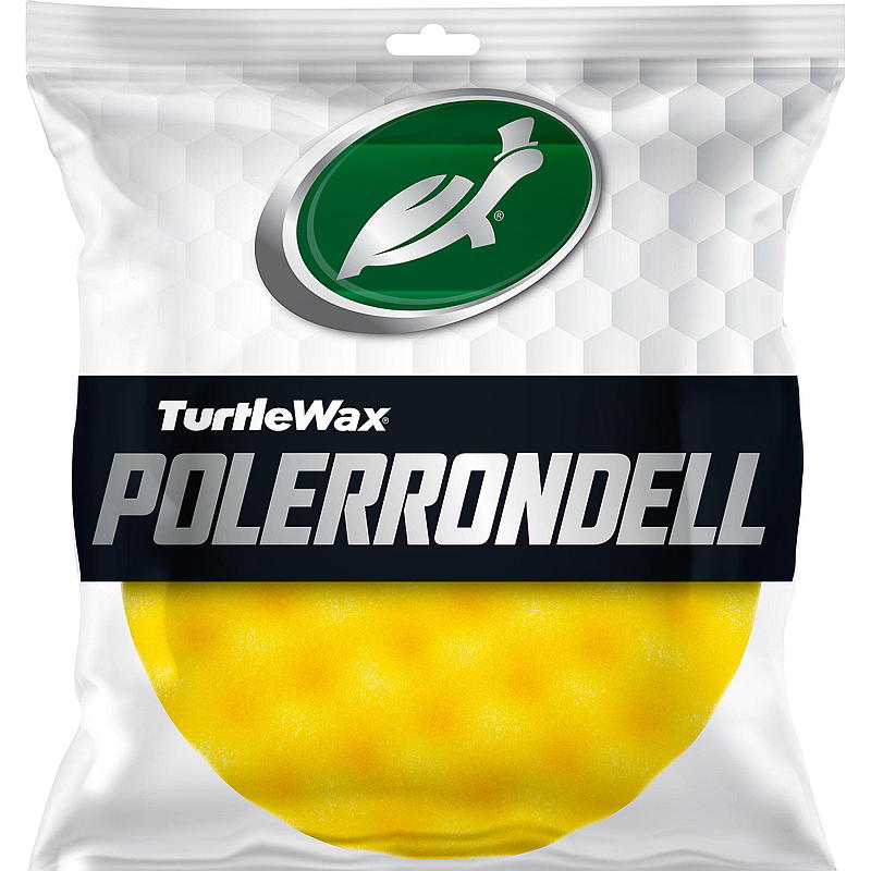 Turtle Poleringsrondell gul Medium våffel, Turtle vax